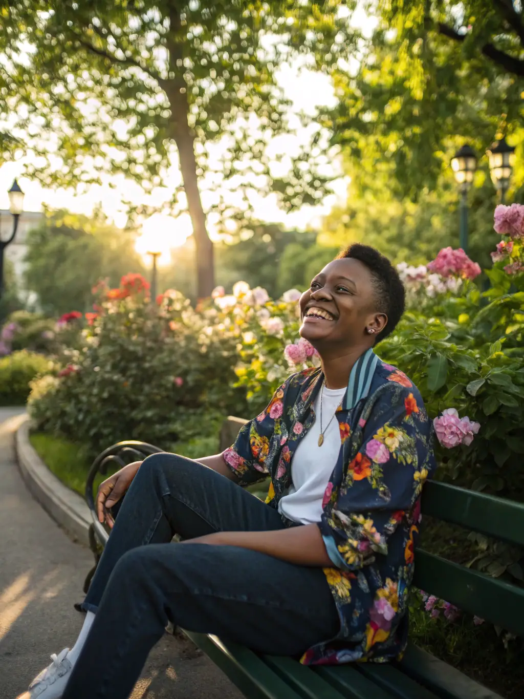 An image of a patient smiling and engaging in outdoor activities, symbolizing the improved quality of life after PROPEL Advanced surgery.