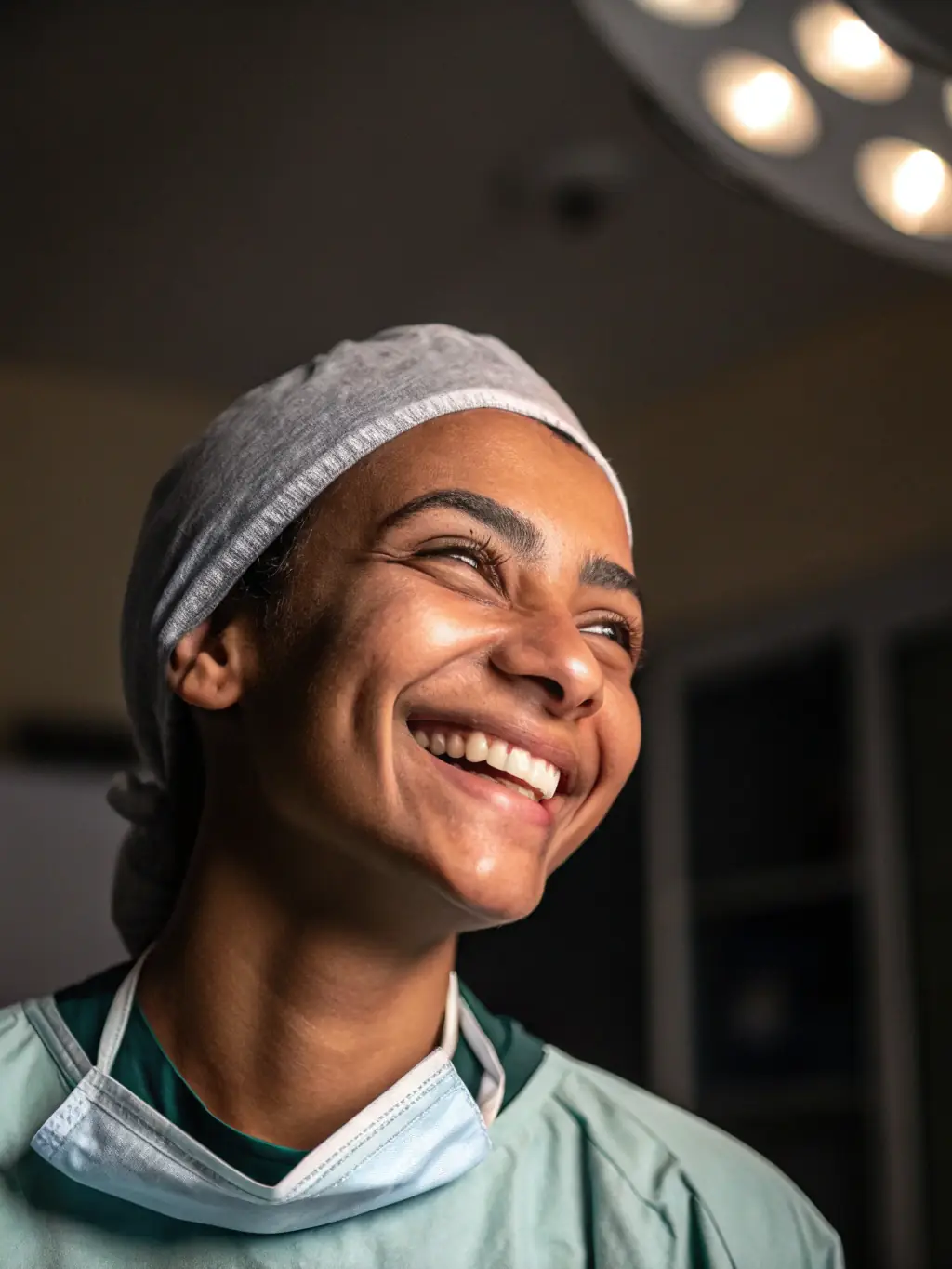 Close-up shot of a patient smiling confidently after undergoing Propel Advanced Sinus Surgery, emphasizing their improved quality of life.
