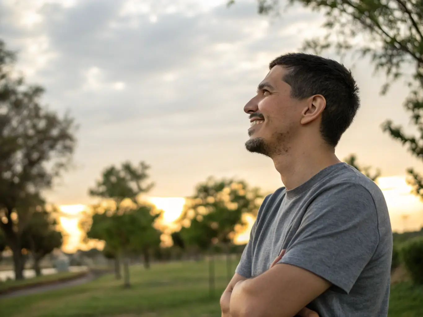 An image of a patient smiling and enjoying outdoor activities, symbolizing the improved quality of life after undergoing PROPEL Advanced Sinus Surgery.